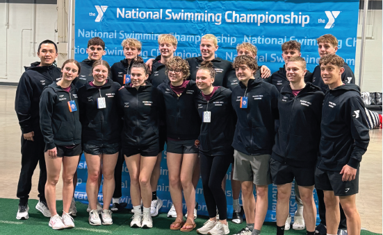 Reading Y Swim Team at National Championship 2026