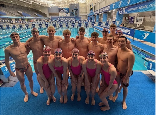 Reading YMCA Swim Team at Nationals 2026
